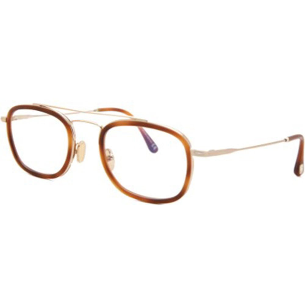 NWT Tom Ford FT5677F Havana Gold 52mm Eyeglasses